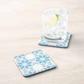 カッコいいモダンガーリートレンディーユニーク花抽象芸術 コースター (右側)