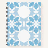 カッコいいモダンガーリートレンディーユニーク花抽象芸術 ノートブック (正面)