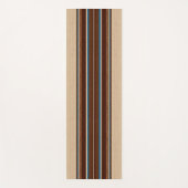 カッコいいモダンスタイリッシュお尻トレンディー木目パターン ヨガマット (正面)