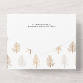 カッコいいモダンタイポグラフィ写真 オールインワン招待状 (裏面)