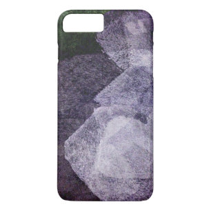 カッコいいモダンユニーク紫絵画の芸術 iPhone 8 PLUS/7 PLUSケース