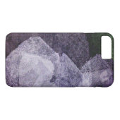 カッコいいモダンユニーク紫絵画の芸術 Case-Mate iPhoneケース (裏面(横))