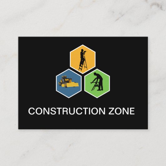 カッコいいモダン建築 名刺 (正面)