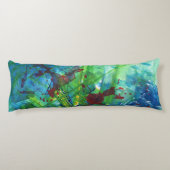 カッコいいモダン抽象芸術アクリル抱き枕 ボディピロー (裏面)