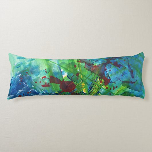 カッコいいモダン抽象芸術アクリル抱き枕 ボディピロー (正面)