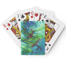 カッコいいモダン抽象芸術クラシックトランプ