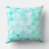 カッコいいモダン抽象芸術幾何形状パターン クッション (裏面)