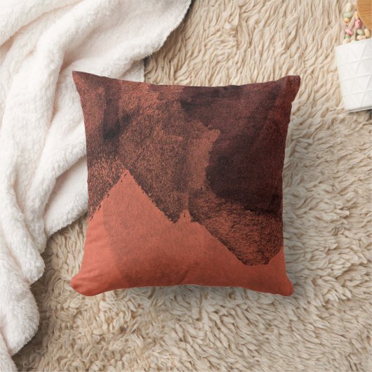 カッコいいモダン抽象芸術絵画サンゴデザイン クッション (ブランケット)