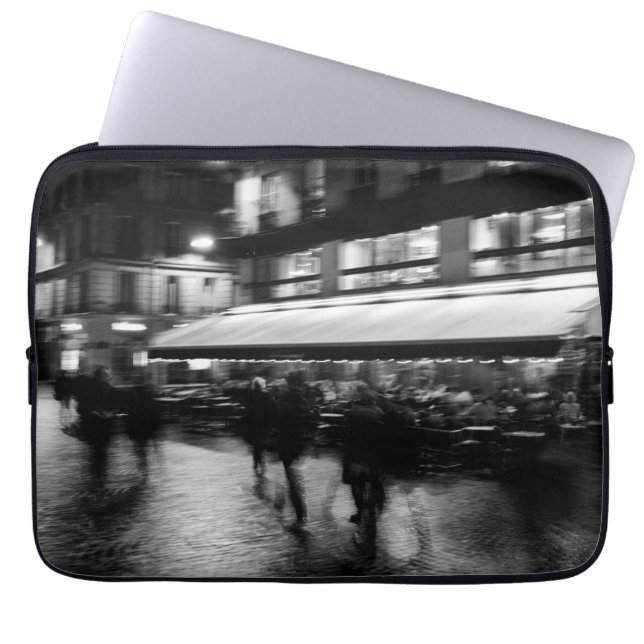 カッコいいモダン都市 ラップトップスリーブ (正面)