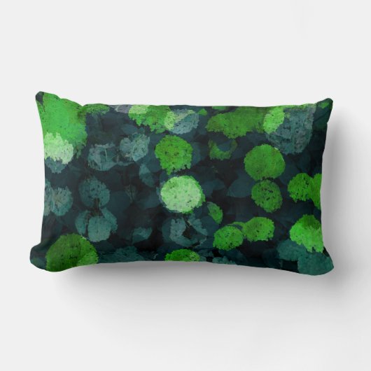 カッコいいユニークフローラ ランバークッション (正面)