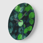 カッコいいユニークフローラ ラージ壁時計 (傾斜)