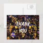 カッコいいユニークモダン感謝していデザイン ポストカード (正面/裏面)