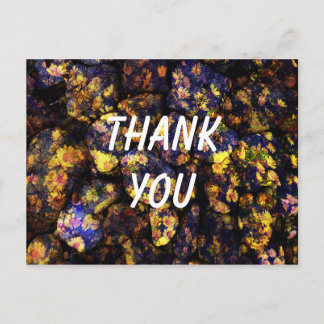 カッコいいユニークモダン感謝していデザイン ポストカード