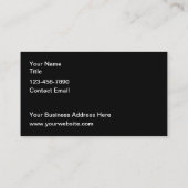 カッコいいユニーク建築発掘 名刺 (裏面)