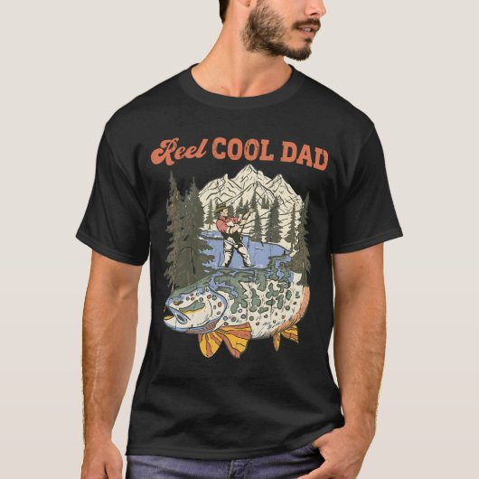 カッコいいリールお父さん Tシャツ (正面)