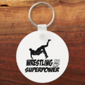 カッコいいレスリングデザイン キーホルダー (正面)