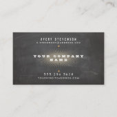 カッコいいレトロブ素朴ラックヴィンテージタイポグラフィ 名刺 (正面)