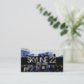 カッコいいレトロロックバンド歌手名刺 名刺 (スタンド正面)