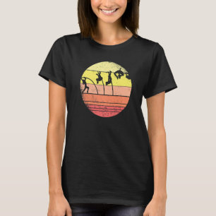 カッコいいレトロヴォールトアスリートボールターポールジャンパープレミ Tシャツ