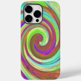 カッコいいレトロ秋カラーズ液体アートスワール絵画ズ Case-Mate iPhone 14 PRO MAXケース