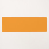 カッコいいレトロ70sストライプオレンジ黄色の赤ヨガマット ヨガマット (裏面(横))