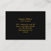 カッコいいレトロLadybug名刺 名刺 (裏面)