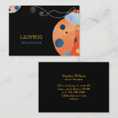 カッコいいレトロLadybug名刺 名刺 (正面/裏面)