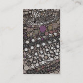 カッコいいヴィンテージタイプライターモダンのデザインアポップ・アートのート 名刺 (裏面)