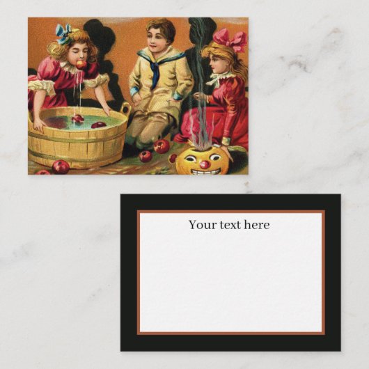 カッコいいヴィンテージハローウィンパーティ  ノートカード (正面/裏面)