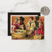 カッコいいヴィンテージハローウィンパーティ  ノートカード (正面/裏面インサイチュ)