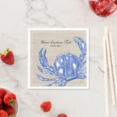 カッコいいヴィンテージブ航海のルーカニカスタムビーチ スタンダードカクテルナプキン (インサイチュ)