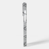 カッコいいヴィンテージ白黒灰色 Case-Mate iPhoneケース (裏面 / 左)