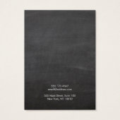 カッコいいヴィンテージ素朴ブラックイヤリングディスプレイカード (裏面)