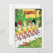 カッコいいヴィンテージ自転車サイクリング旅行ポスター ポストカード (正面/裏面)