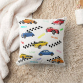 カッコいいヴィンテージ車とクラシック車をすべて1つの場所に クッション (ブランケット)