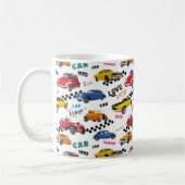 カッコいいヴィンテージ車とクラシック車をすべて1つの場所に コーヒーマグカップ (左)