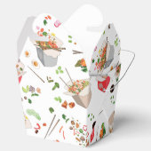 カッコいい中国の食品瓦模様 フェイバーボックス (オープン)