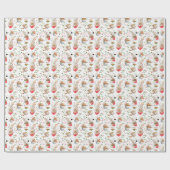 カッコいい中国の食品瓦模様 ラッピングペーパー (フラット)