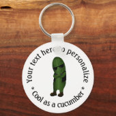 カッコいい全く無パーソナライズされたく キーホルダー (正面)