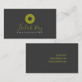 カッコいい写真家名刺 名刺 (正面/裏面)