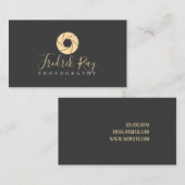 カッコいい写真家名刺 名刺 (正面/裏面)