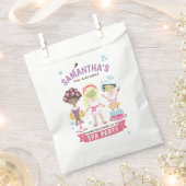 カッコいい及びガーリースパパーティー フェイバーバッグ (クリップ留めされた状態)