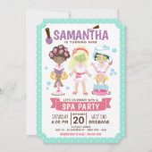 カッコいい及びガーリースパパーティー 招待状 (正面)