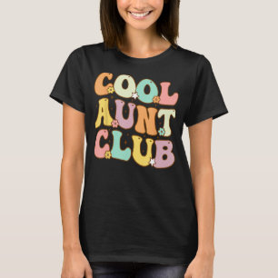 カッコいい叔母クラおもしろいブカラフルカッコいいアウンティ Tシャツ
