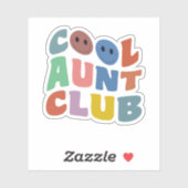 カッコいい叔母クラおもしろいブカラフルカッコいいスマイル シール (シート)