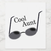 カッコいい叔母 ワインラベル (シングルラベル)