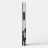 カッコいい可愛いおもしろいトレンディー眼鏡のゼブラスケッチ Case-Mate iPhoneケース (裏面 / 右)