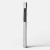 カッコいい可愛いおもしろいトレンディー眼鏡のゼブラスケッチ Case-Mate iPhoneケース (裏面 / 左)