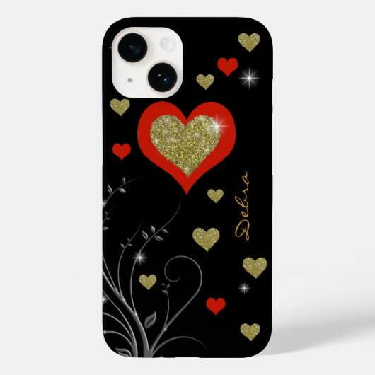カッコいい可愛いガーリーハート Case-Mate iPhoneケース (裏面)