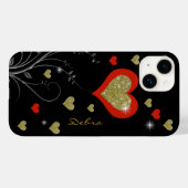 カッコいい可愛いガーリーハート Case-Mate iPhoneケース (裏面 (横))